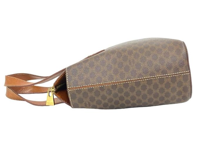 Céline Borsa a mano CELINE Vintage Macadam Blazon Pattern in pelle Mini Tote Bag - vista 5