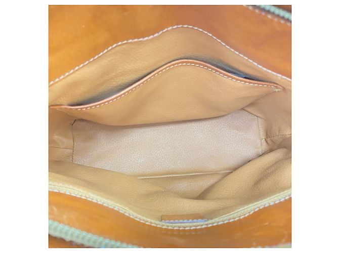 Céline Borsa a mano CELINE Vintage Macadam Blazon Pattern in pelle Mini Tote Bag - vista 9