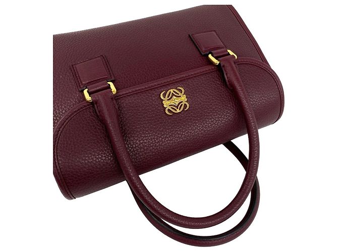 Mini borsa tote in pelle con logo Anagram Loewe - vista 4