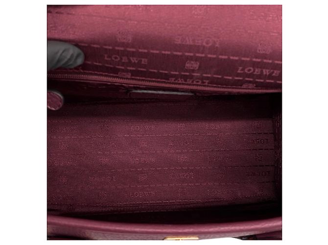 Mini borsa tote in pelle con logo Anagram Loewe - vista 9