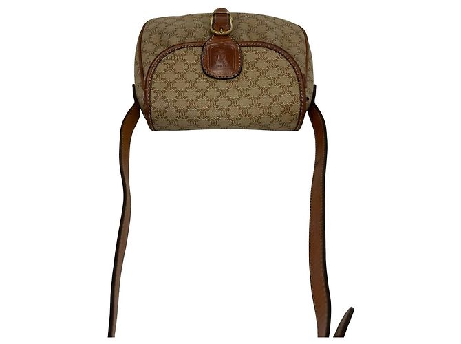 Céline Celine Vintage Macadam Mini Schultertasche mit Blazon-Muster - Ansicht 4