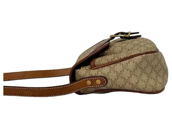 Céline Celine Vintage Macadam Mini Schultertasche mit Blazon-Muster - Ansicht 5