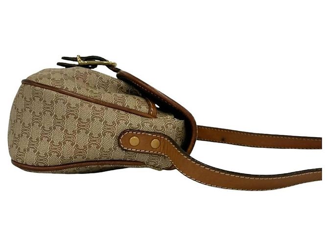 Céline Celine Vintage Macadam Mini Schultertasche mit Blazon-Muster - Ansicht 6