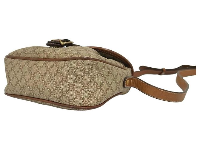 Céline Celine Vintage Macadam Mini Schultertasche mit Blazon-Muster - Ansicht 8