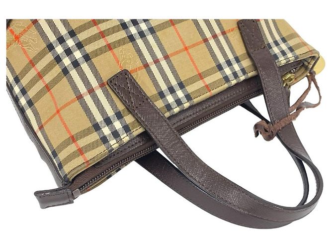 Burberry Nova Check Shadow Horse Pattern Handbag - view 4