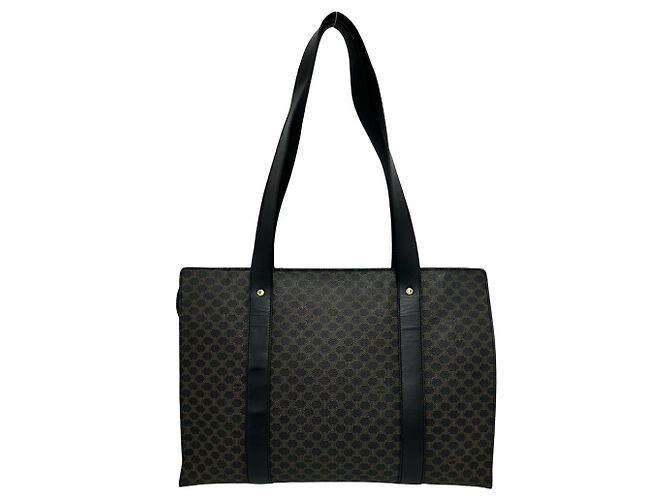 Edge Céline CELINE Vintage Macadam Blazon Pattern Tote Bag - view 3