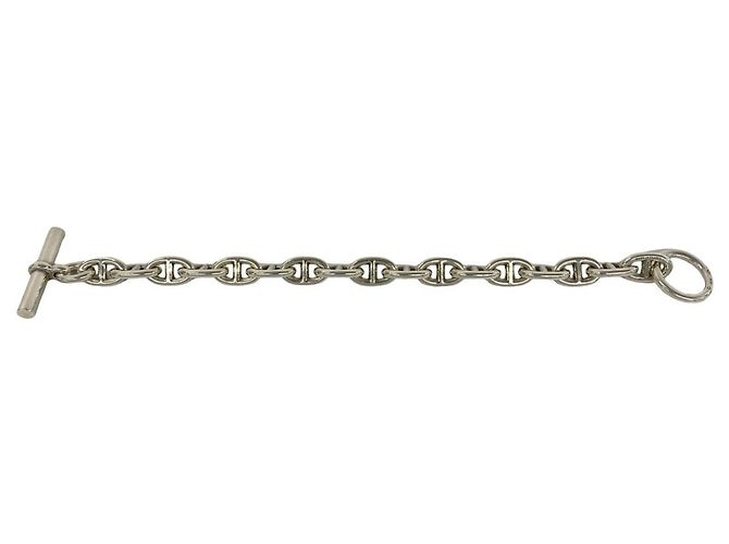 Hermès Pulseira de Berloques Hermes Chaine d'Ancre MM em Prata Esterlina - vista 5