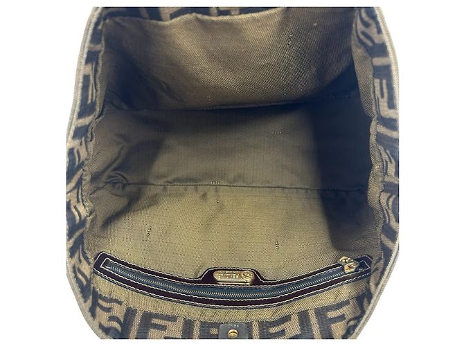 Borsa Fendi Vintage Zucca FF Pattern - vista 9
