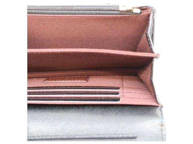 Borsa a tracolla Mini Chain Wallet in pelle caviar nera Chanel - vista 10