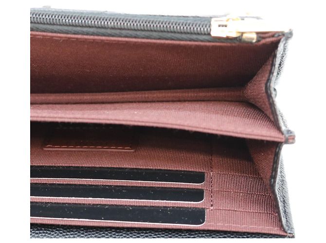 Borsa a tracolla Mini Chain Wallet in pelle caviar nera Chanel - vista 11