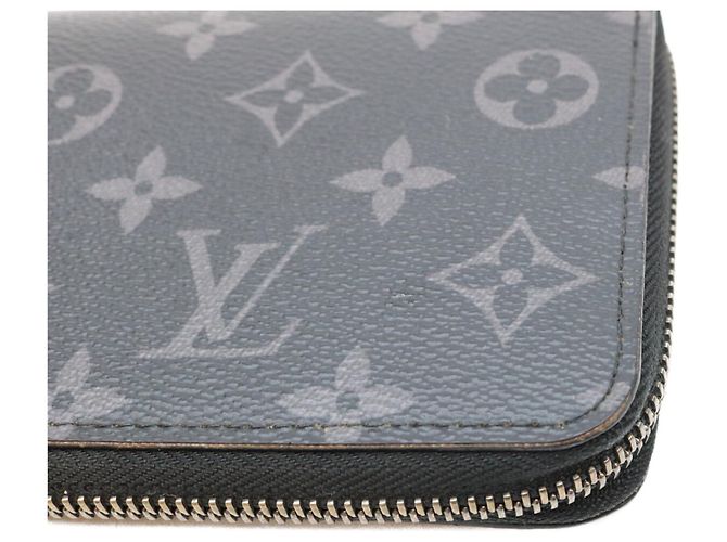 Carteira Longa Louis Vuitton Black Monogram Eclipse Zippy Dragonne - vista 7