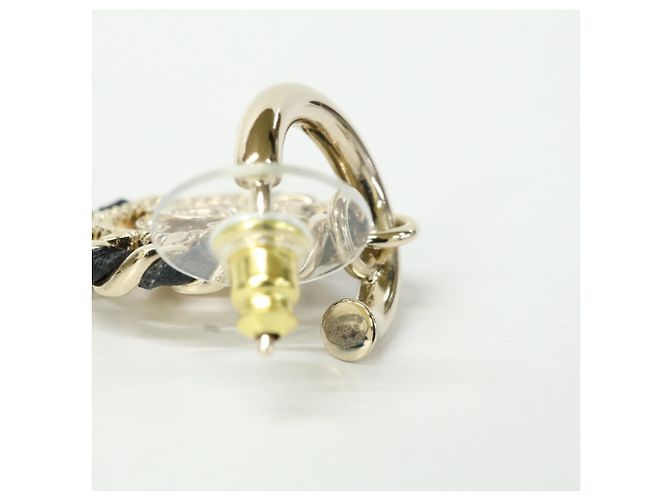 Orecchini Chanel B26C con strass, design a catena e logo Coco Mark - vista 5