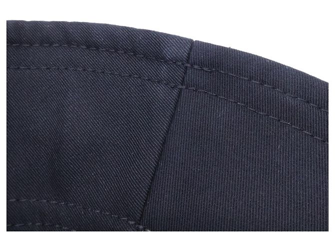 Louis Vuitton Bucket Hat aus schwarzer Baumwolle - Ansicht 8