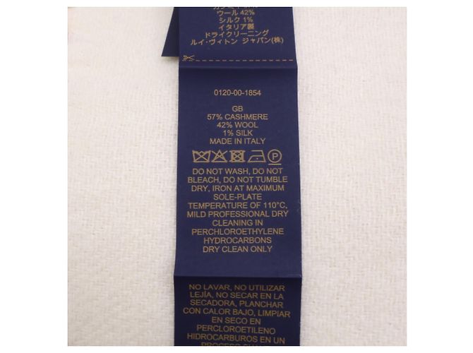 Sciarpa Stole in misto cashmere Louis Vuitton - vista 7