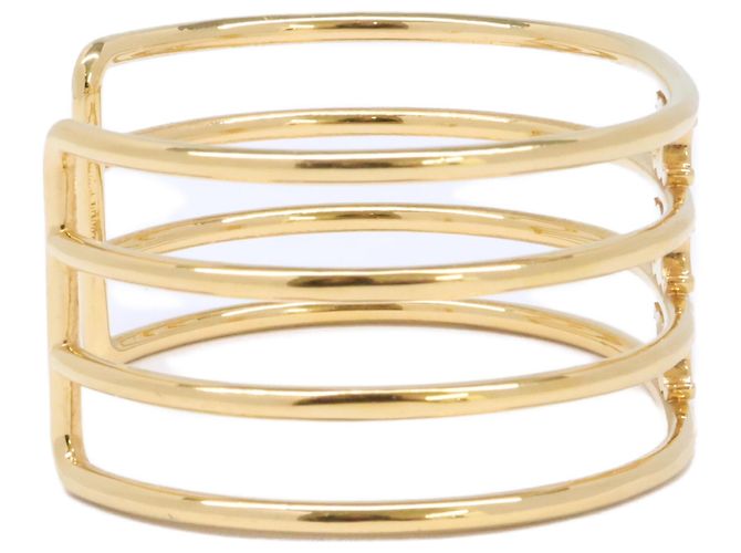 Céline Bracciale Rigido CELINE Triomphe Cage C2 Colore Oro da Donna - vista 5