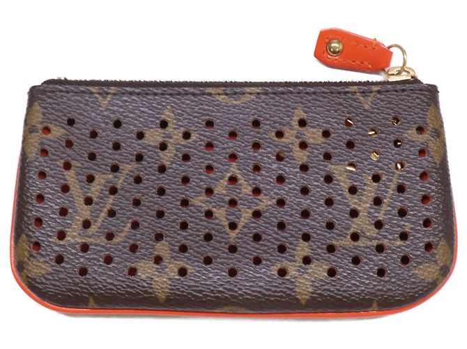 Louis Vuitton Pochette Clé Perfo Monogram Canvas Key Case Wallet - vue 6