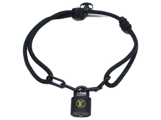 Lockit Bracciale con Charms Louis Vuitton Nero - vista 2