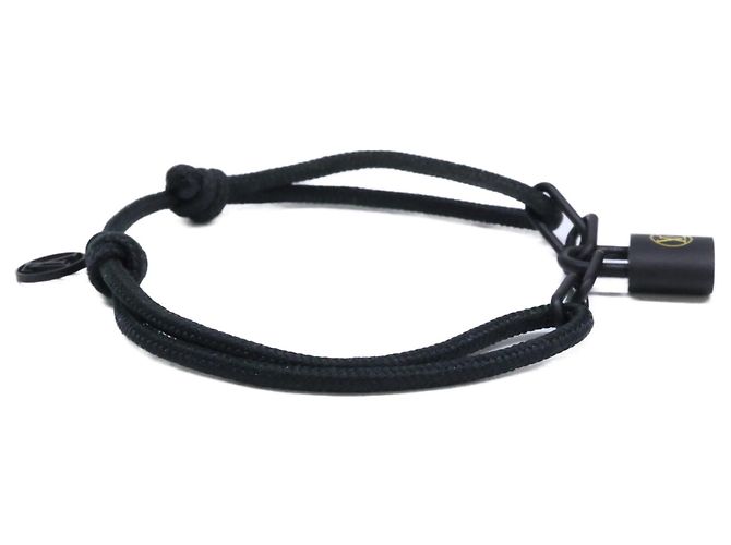 Lockit Bracciale con Charms Louis Vuitton Nero - vista 3
