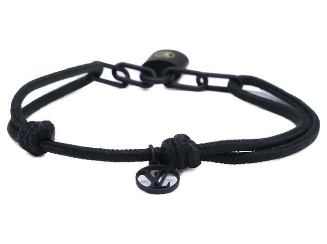 Lockit Bracciale con Charms Louis Vuitton Nero - vista 4