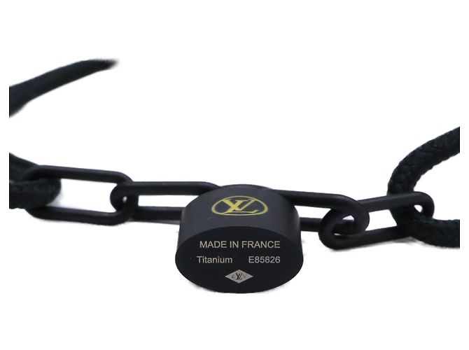 Lockit Bracciale con Charms Louis Vuitton Nero - vista 8