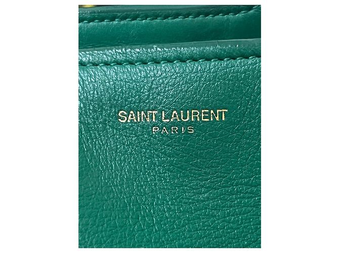 Autre Marque Saint Laurent Sac De Jour Nano - Piel Verde - vista 4