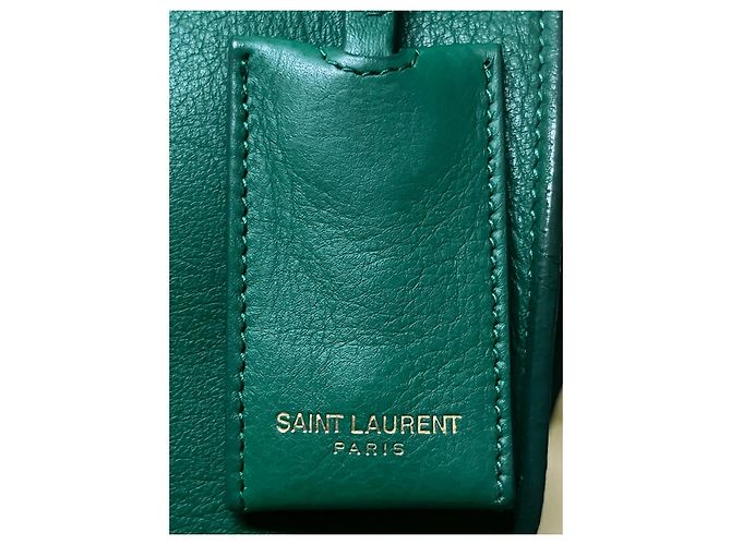 Autre Marque Saint Laurent Sac De Jour Nano - Piel Verde - vista 6