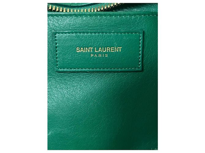 Autre Marque Saint Laurent Sac De Jour Nano - Piel Verde - vista 8