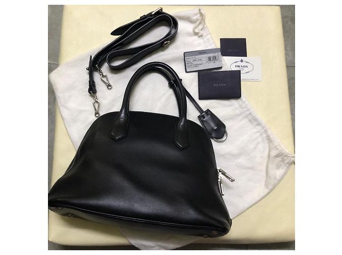 Prada City Calf Bolso Tote Estampado Llamas - vista 2