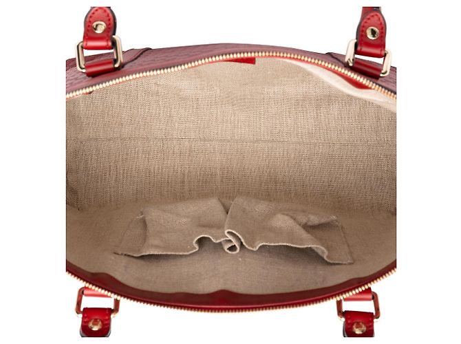 Bolso Joy Medium Microguccissima Gucci Rojo - vista 4