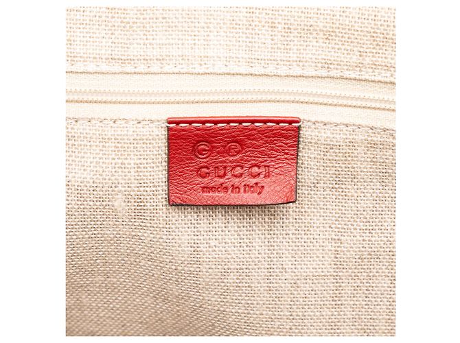 Bolso Joy Medium Microguccissima Gucci Rojo - vista 5