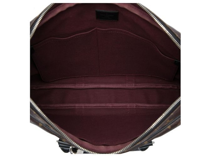 Louis Vuitton Brown Monogram Macassar Porte Documents Jour - vista 4