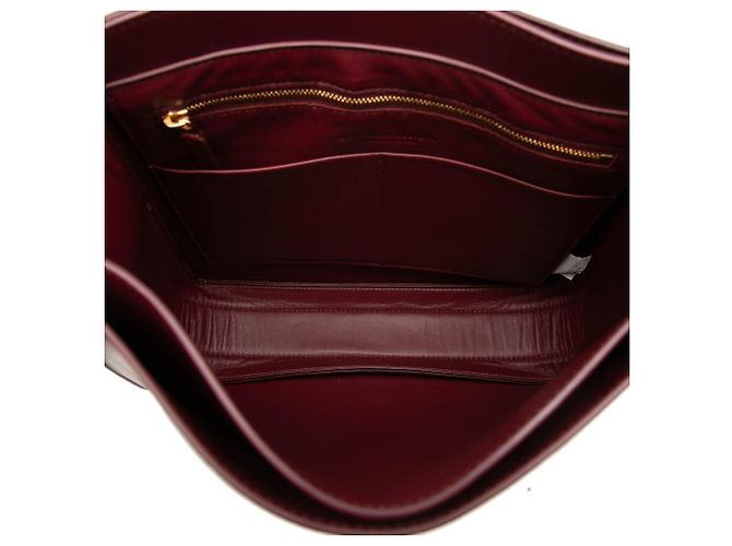 Borsa a tracolla Bottega Veneta Marie in nappa rossa - vista 4