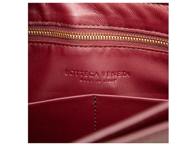 Borsa a tracolla Bottega Veneta Marie in nappa rossa - vista 5