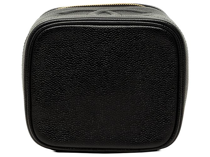 Chanel Black CC Caviar Vanity Case - Ansicht 3