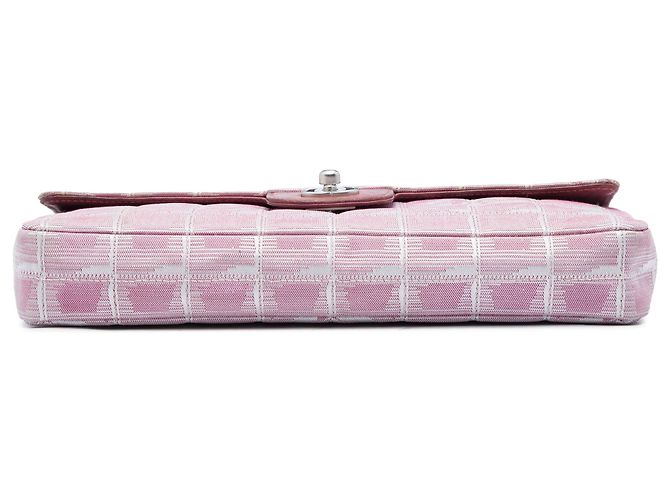 Chanel Pink New Travel Line Nylon East West Flap - vista 3