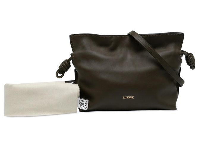 Clutch Mini Nappa Flamenco Knot LOEWE Marrón - vista 6