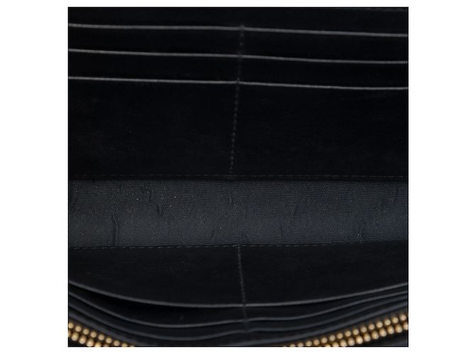 Dior Lady Dior Wallet On Chain aus schwarzem Lackleder und Lammleder Cannage - Ansicht 4