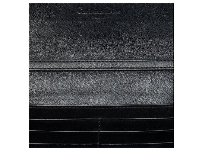 Dior Lady Dior Wallet On Chain aus schwarzem Lackleder und Lammleder Cannage - Ansicht 5