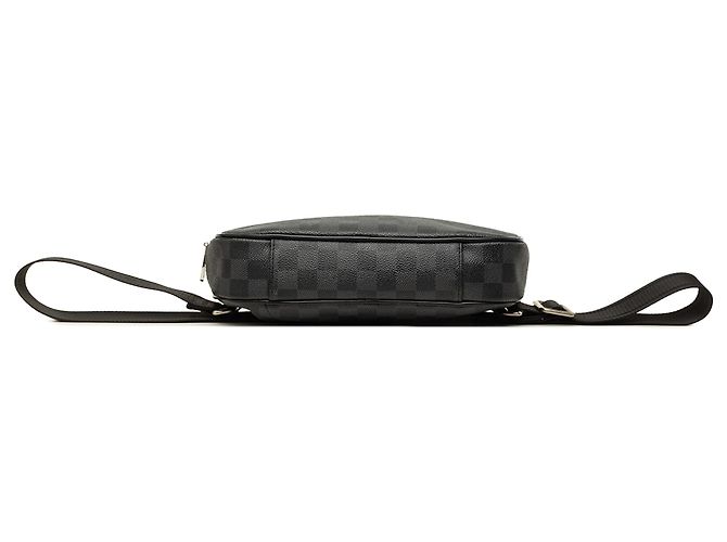 Louis Vuitton Black Damier Graphite Ambler - vista 3