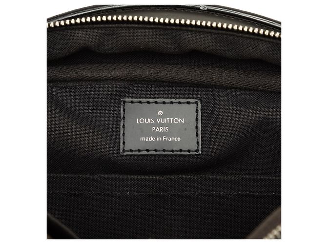 Louis Vuitton Black Damier Graphite Ambler - vista 5
