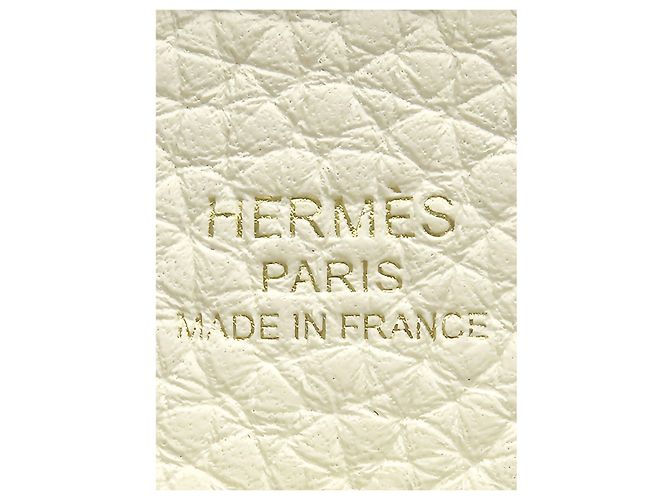 Hermès White Clemence Evelyne 23 - vue 5