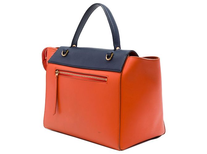 Belt Bag Céline Celine Mini Tricolor Leder Gürteltasche Orange - Ansicht 2