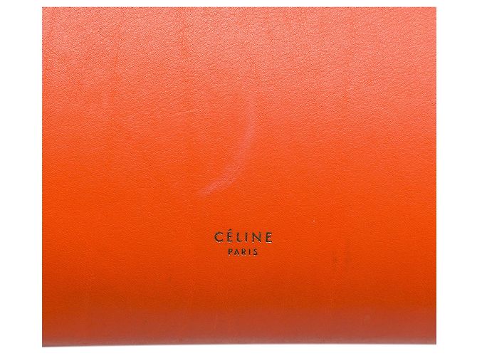 Belt Bag Céline Celine Mini Tricolor Leder Gürteltasche Orange - Ansicht 5