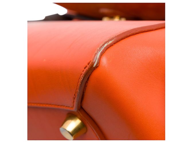 Belt Bag Céline Celine Mini Tricolor Leder Gürteltasche Orange - Ansicht 6