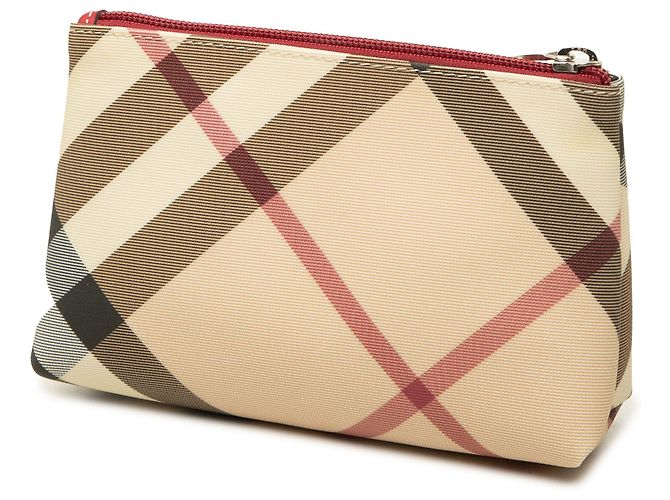 Burberry Nova Check Canvas Pouch Beige - Ansicht 2