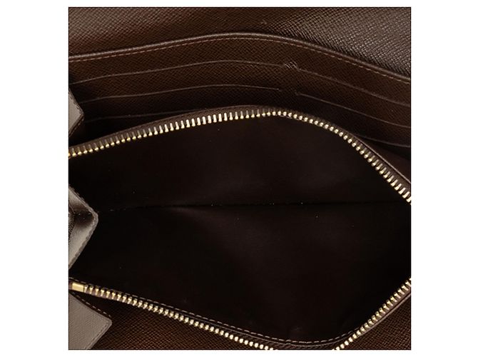 Louis Vuitton Brown Monogram Mini Lin Sarah Wallet Geldbörse - Ansicht 4