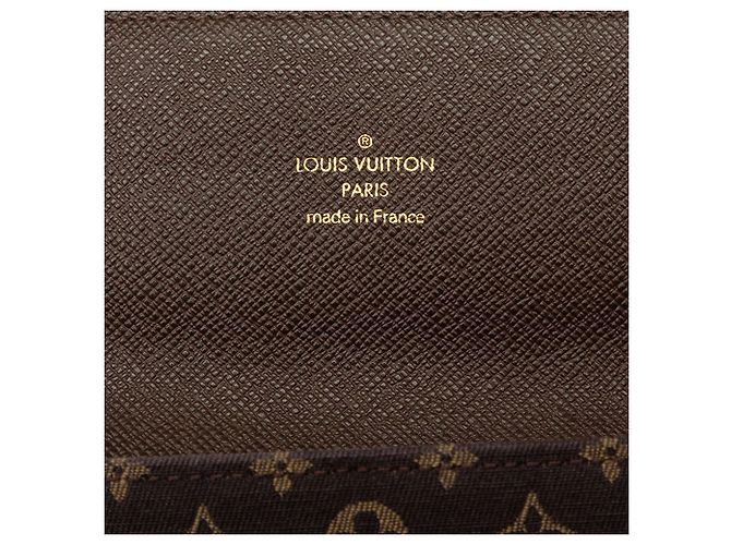 Louis Vuitton Brown Monogram Mini Lin Sarah Wallet Geldbörse - Ansicht 5