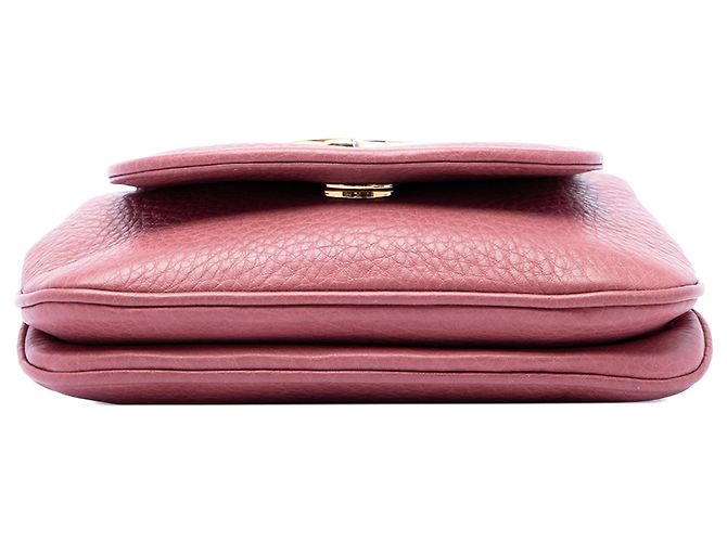 Gucci 1973 Piccola Borsa a Tracolla in Vitello Rosa con Catena - vista 3