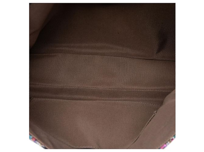 Chanel Purple CC Multicolor Tweed Flap - vista 4