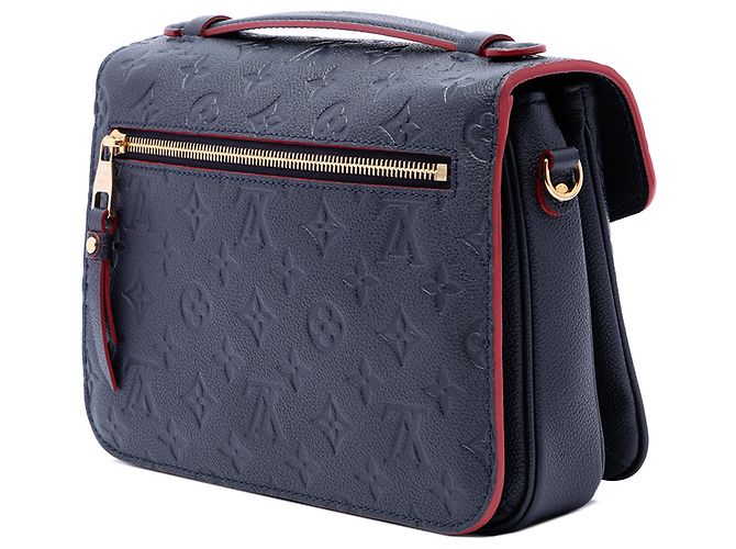 Louis Vuitton Blue Monogram Empreinte Pochette Metis - vista 2